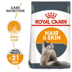 Royal Canin Hair & Skin Care adult dry cat food packaging from zigly