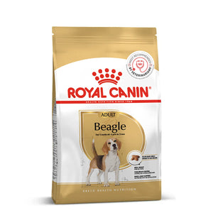 Royal Canin Beagle Adult dry dog food packaging available at zigly