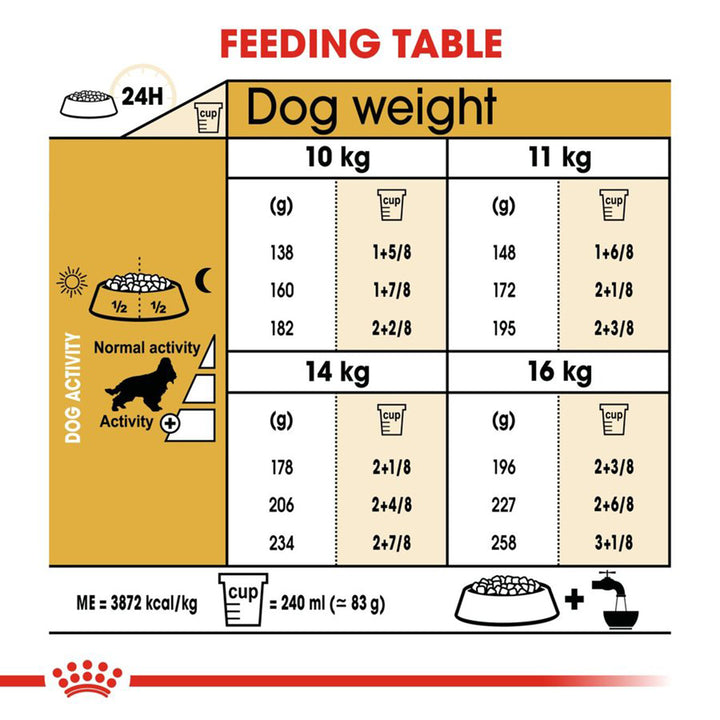 Royal Canin Cocker Adult Dry Dog Food - 3kg
