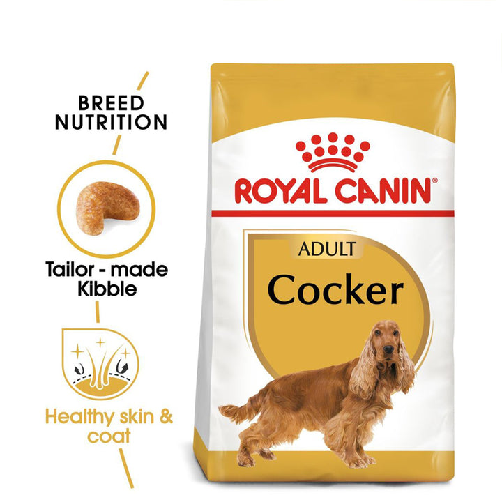 Royal Canin Cocker Adult Dry Dog Food - 3kg