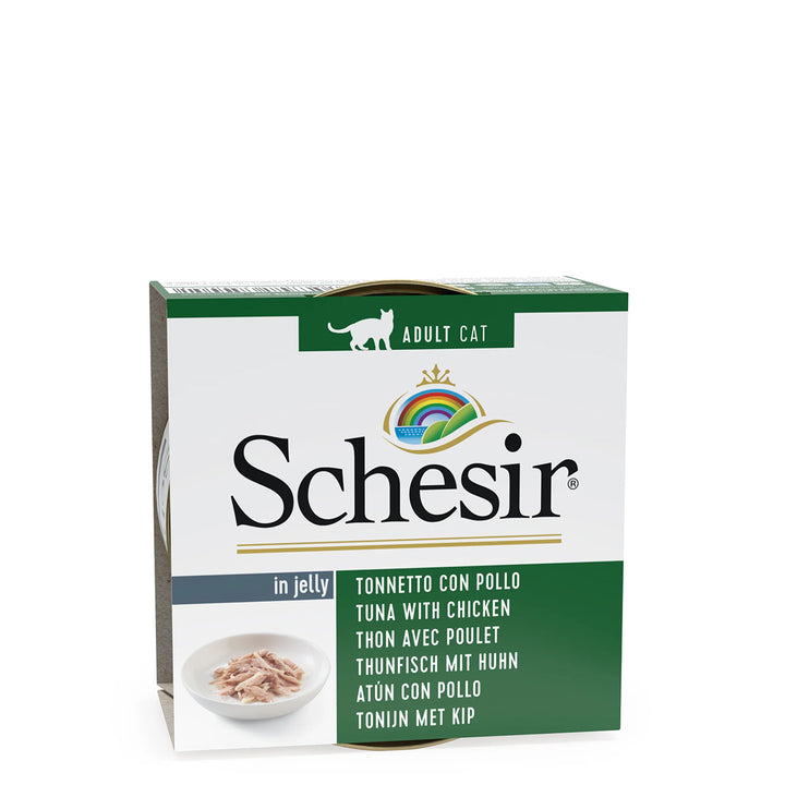 Schesir Tuna With Chicken Fillets Adult Cat Wet Food - 85g