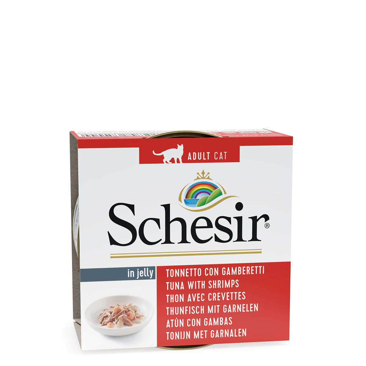 Schesir Tuna In Jelly With Shrimp Canned Cat Wet Food - 85g