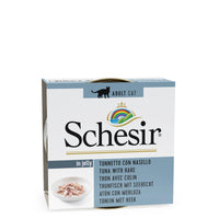Schesir Tuna Whole Meat With Hake In Jelly Canned Cat Wet Food - 85g
