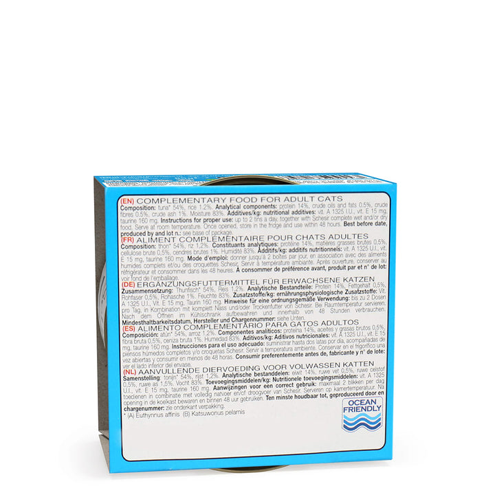 Schesir Tuna Natural Style Canned Cat Wet Food - 85g