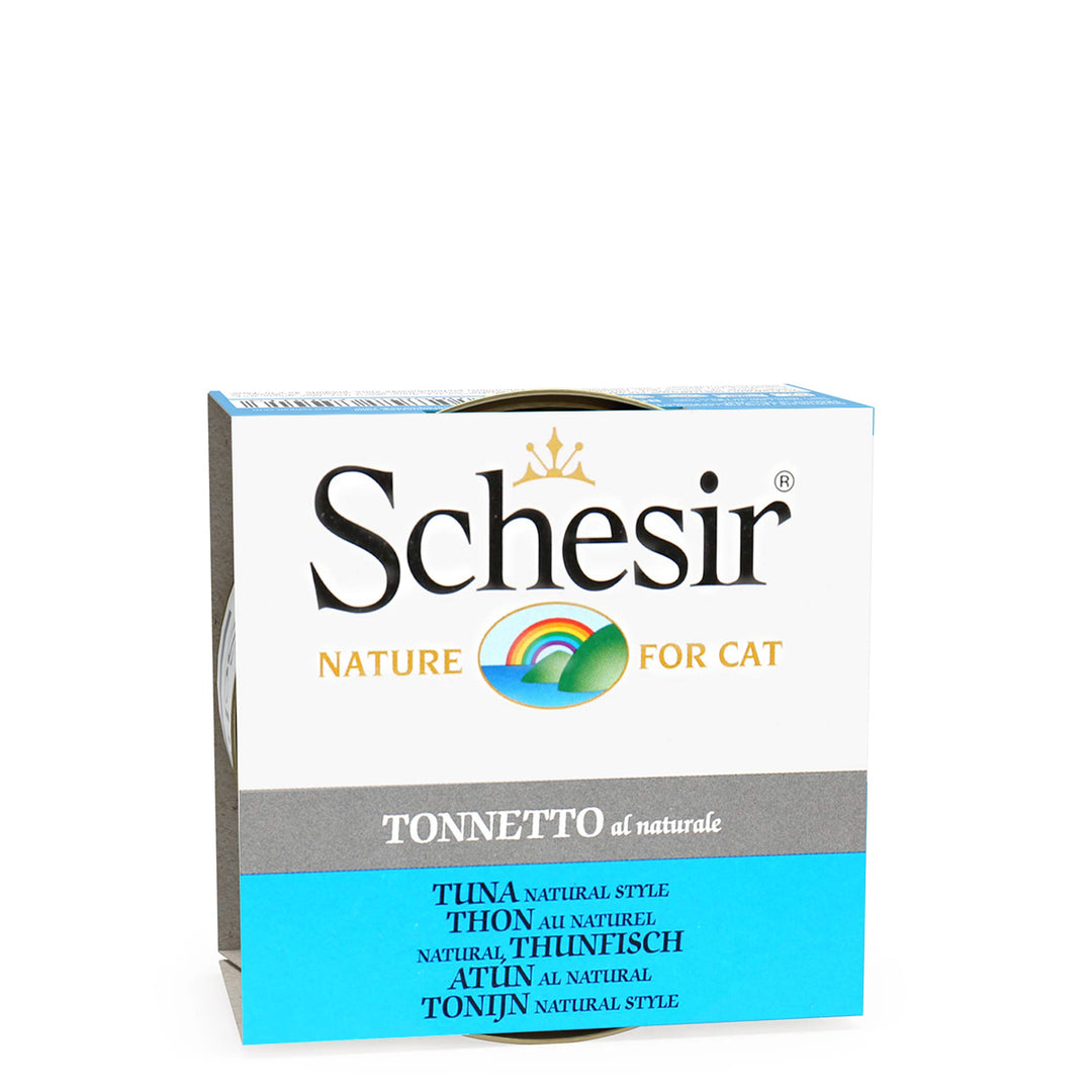 Schesir Tuna Natural Style Canned Cat Wet Food - 85g