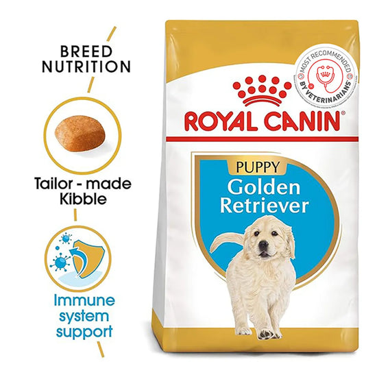 Royal Canin Golden Retriever Puppy Dry Dog Food available on zigly