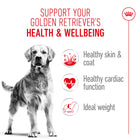Royal Canin Golden Retriever dog food benefits for skin, heart, and weight from zigly