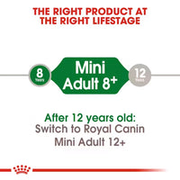 Royal Canin Mini Adult 8+ Years Dry Dog Food - 4kg
