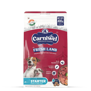 Carniwel Fresh Lamb Dry Dog Food for Small Breed, Starter - Zigly