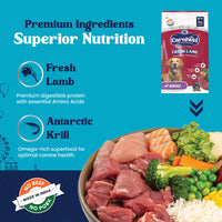 Carniwel Fresh Lamb Dry Dog Food for Large Breed, Adult