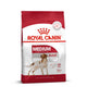 Royal Canin Medium Adult dry dog food packaging available at Zigly