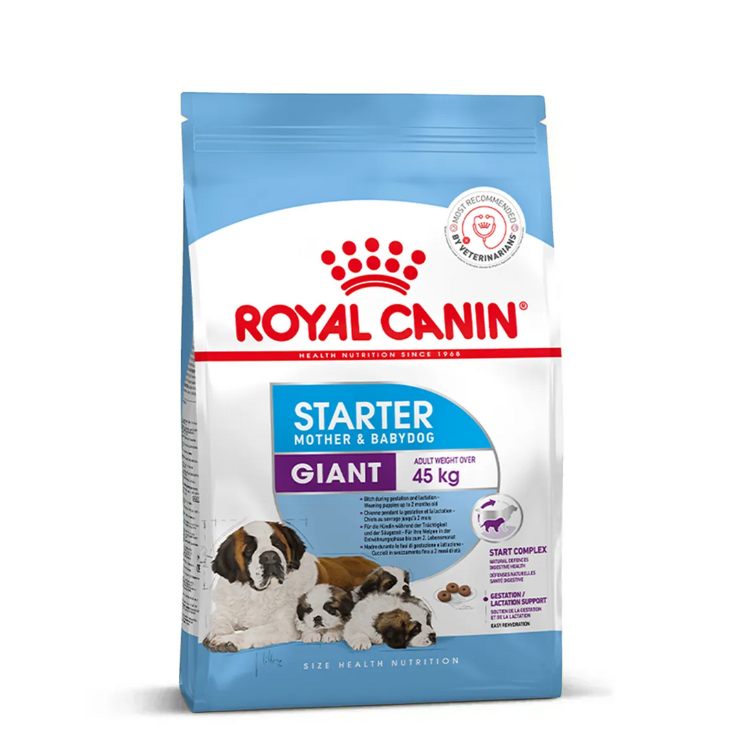 Royal Canin Giant Starter Dry Dog Food for mother and babydog available at zigly