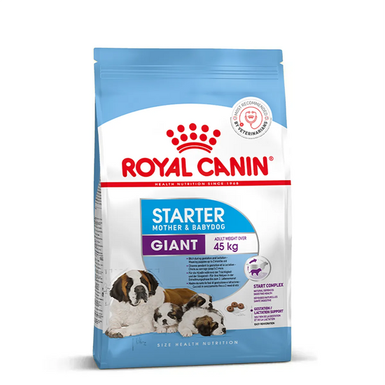 Royal Canin Giant Starter Dry Dog Food for mother and babydog available at zigly