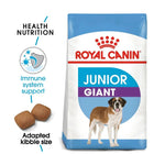 Royal Canin Junior Giant dog food with immune support and adapted kibble size, zigly