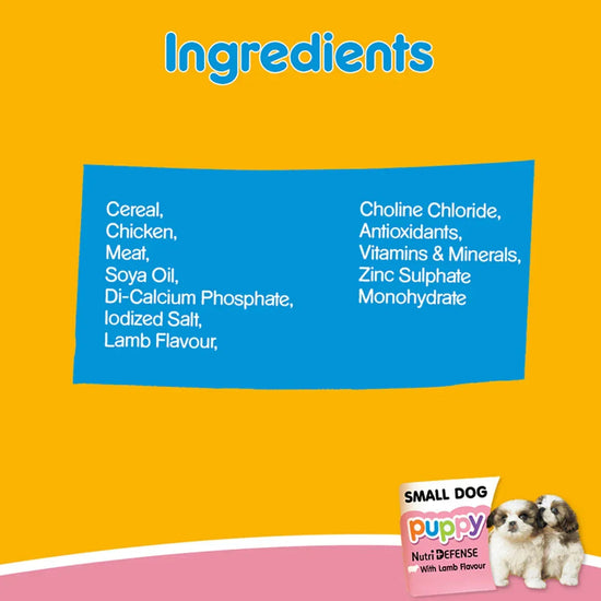  Pedigree Lamb & Milk Small Breed Puppy Dry Food - 2.8kg - Zigly