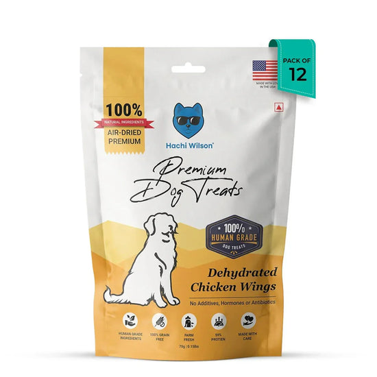 Hachi Wilson Premium Dehydrated Chicken Wings Dog Treat - 70g