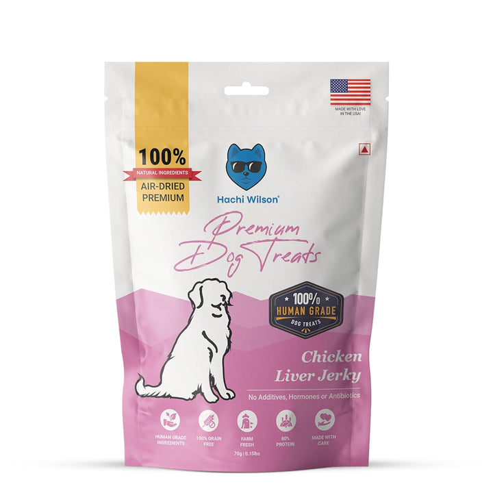 Hachi Wilson Chicken Liver Jerky Premium Dog Treat - 70g