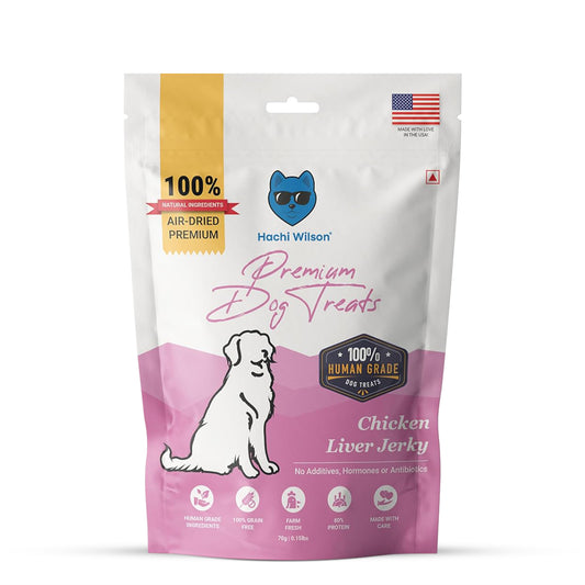 Hachi Wilson Chicken Liver Jerky Premium Dog Treat - 70g