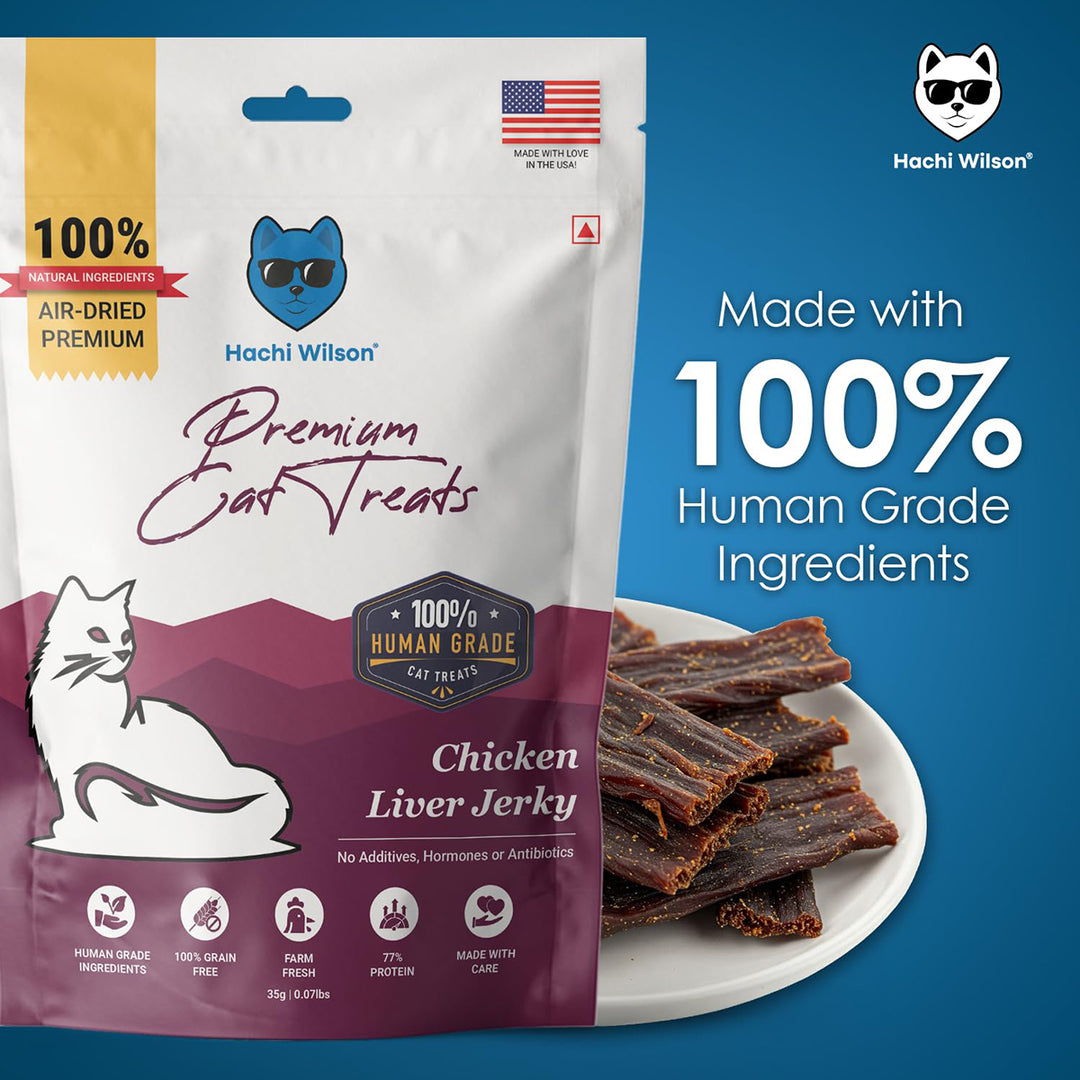 Hachi Wilson Chicken Liver Jerky Premium Cat Treat - 70g