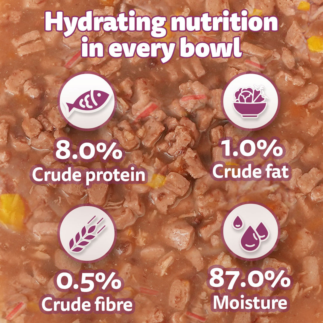 Whiskas Tasty Mix Tuna with Kanikama & Carrot In Gravy Wet Cat Food - All Breed Adult (1+ year) - 70g Pouch