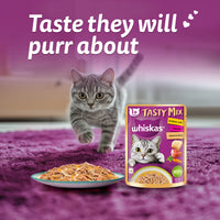 Whiskas Tasty Mix Chicken With Tuna And Carrot In Gravy Wet Cat Food - All Breed Adult (1+ year)