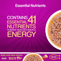 Whiskas Tasty Mix Chicken With Tuna And Carrot In Gravy Wet Cat Food - All Breed Adult (1+ year)