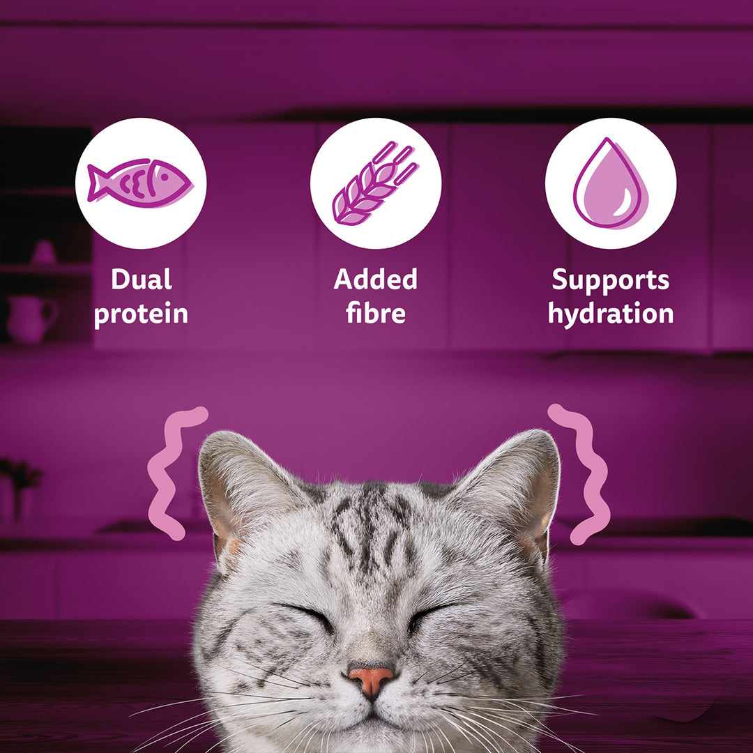 Whiskas Tasty Mix Chicken With Tuna And Carrot In Gravy Wet Cat Food - All Breed Adult (1+ year)