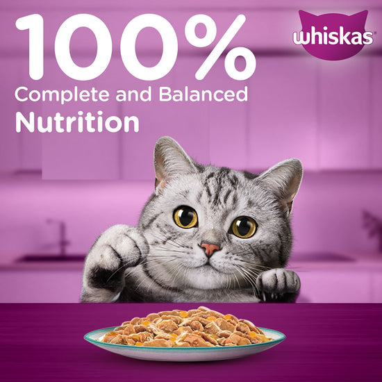 Whiskas Tasty Mix Chicken With Tuna And Carrot In Gravy Wet Cat Food - All Breed Adult (1+ year)