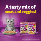 Whiskas Tasty Mix Seafood Cocktail Wakame Seaweed In Gravy Wet Cat Food - All Breed Adult (1+ year)