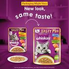 Whiskas Tasty Mix Chicken With Salmon Wakame Seaweed In Gravy Wet Cat Food - All Breed Adult (1+ year)