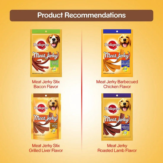 Pedigree Meat Jerky Grilled Liver Adult Dog Meaty Treat - 80g - Zigly