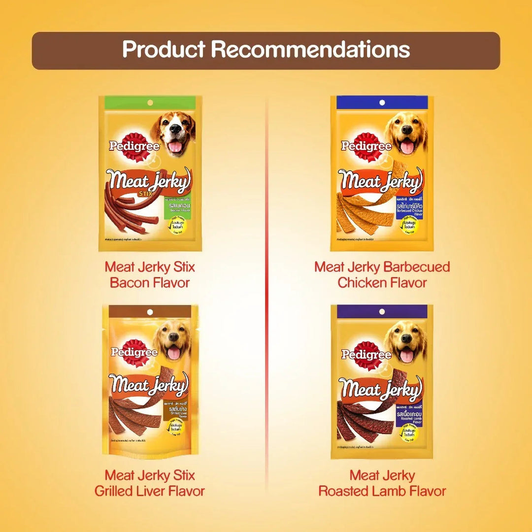 Pedigree Meat Jerky Grilled Liver Adult Dog Meaty Treat - 80g - Zigly