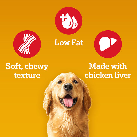 Pedigree Meat Jerky Grilled Liver Adult Dog Meaty Treat - 80g