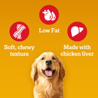 Pedigree Meat Jerky Grilled Liver Adult Dog Meaty Treat - 80g