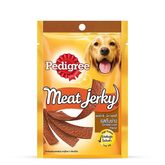 Pedigree Meat Jerky Grilled Liver Adult Dog Meaty Treat - 80g - Zigly