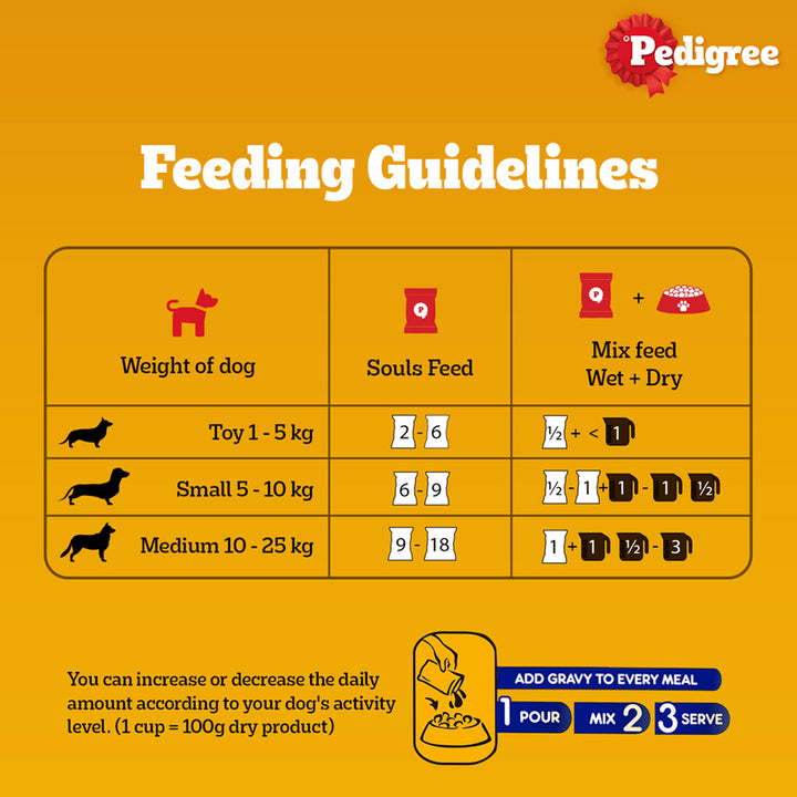 Pedigree Chicken & Liver Chunks in Gravy Wet Dog Food - All Breed Adult