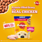 Pedigree Chicken & Liver Chunks in Gravy Adult Wet Dog Food - All Breed Adult