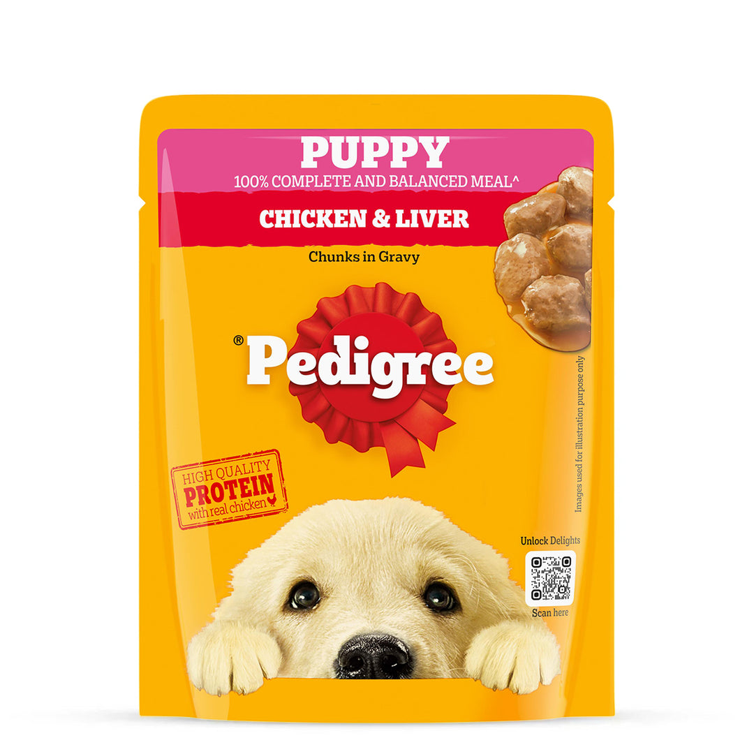 Pedigree Chicken Chunks in Gravy Wet Dog Food - All Breed Puppy