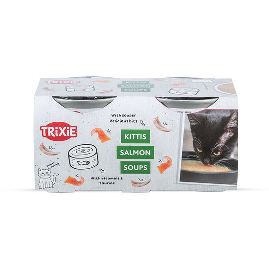 Trixie Kittis Salmon Soup for Cats - 4 x 80 g