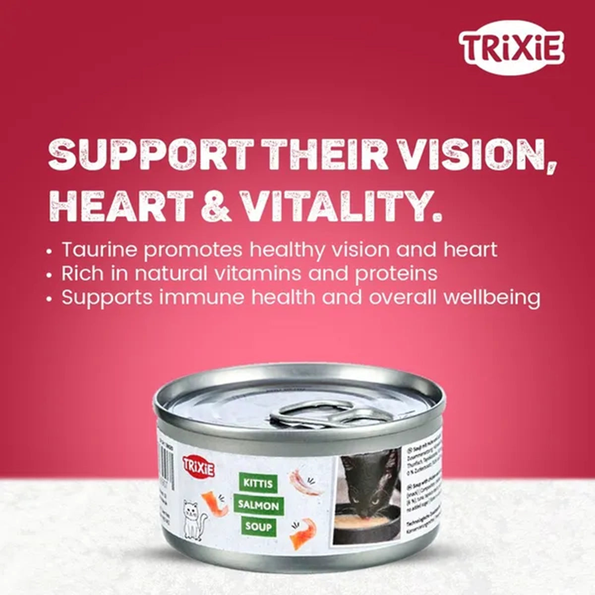 Trixie Kittis Salmon Soup for Cats - 4 x 80 g