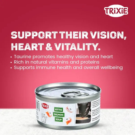 Trixie Kittis Salmon Soup for Cats - 4 x 80 g