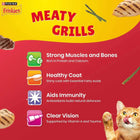 Purina Friskies Meaty Grills cat food benefits for strong muscles, healthy coat, immunity, clear vision zigly