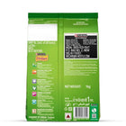 Purina Friskies cat food 1kg green pack back with nutrition info and zigly branding