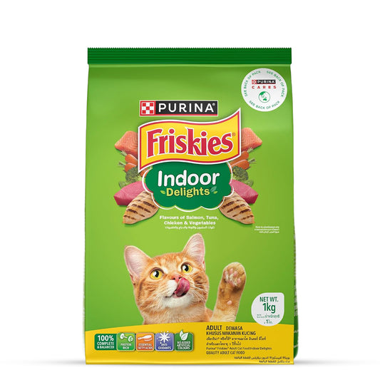 Friskies Indoor Delights Adult Dry Cat Food
