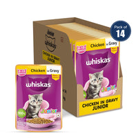 Whiskas Chicken in Gravy Wet Cat Food - All Breeds Kitten (2-12 months)