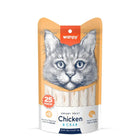Zigly Wanpy cat treats creamy chicken and crab 25 pack for healthy digestion