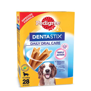 Pedigree Dentastix Dental Dog Treat - Medium Breed - 180g - Zigly