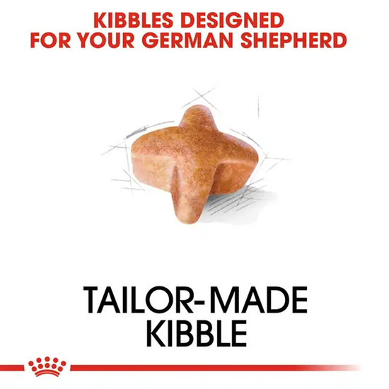 Royal Canin tailor-made kibble designed for German Shepherd adult dogs available at zigly