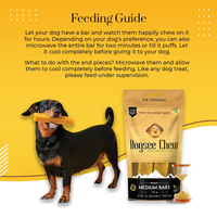Dogsee Chew Medium Bars Long-Lasting Dental Chews for Medium Dogs – 140g