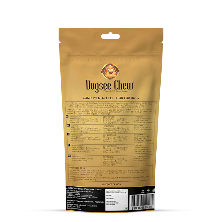 Dogsee Chew Small Bars Long-Lasting Dental Chews for Small Dogs – 100g